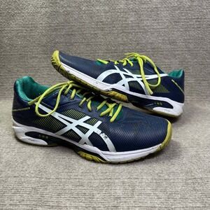 ASICS GEL SOLUTION SPEED 3 Mens 10.5 (Fits Size 10) Navy Tennis